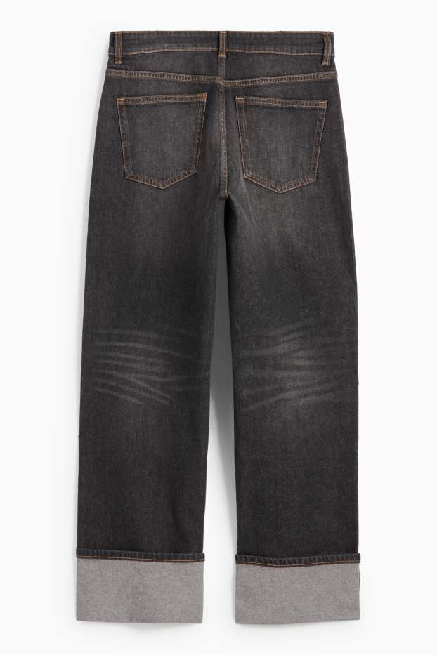 Femmes - Baggy jean - mid waist - jean gris foncé