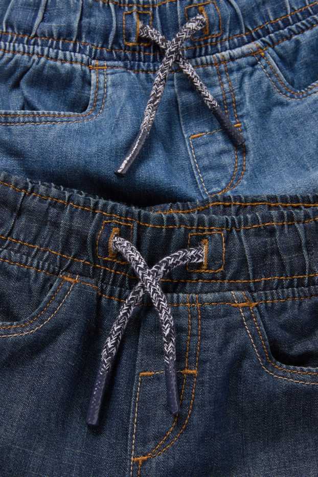 Kinder Jungen - Multipack 2er - Slim Jeans - Thermojeans - jeansblau