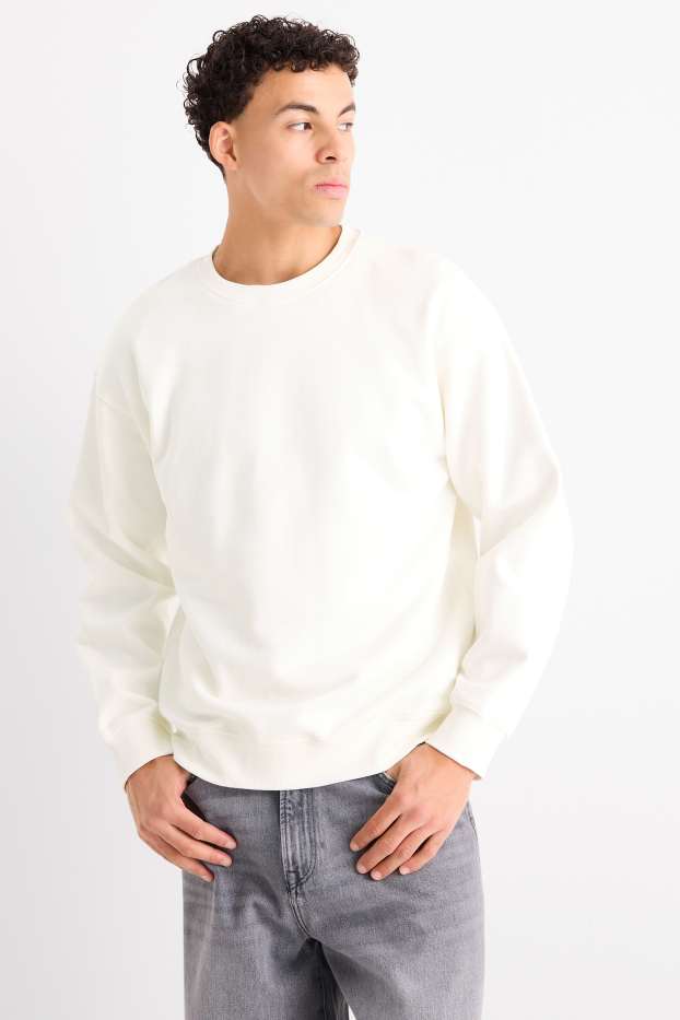 Herren - Sweatshirt - weiß