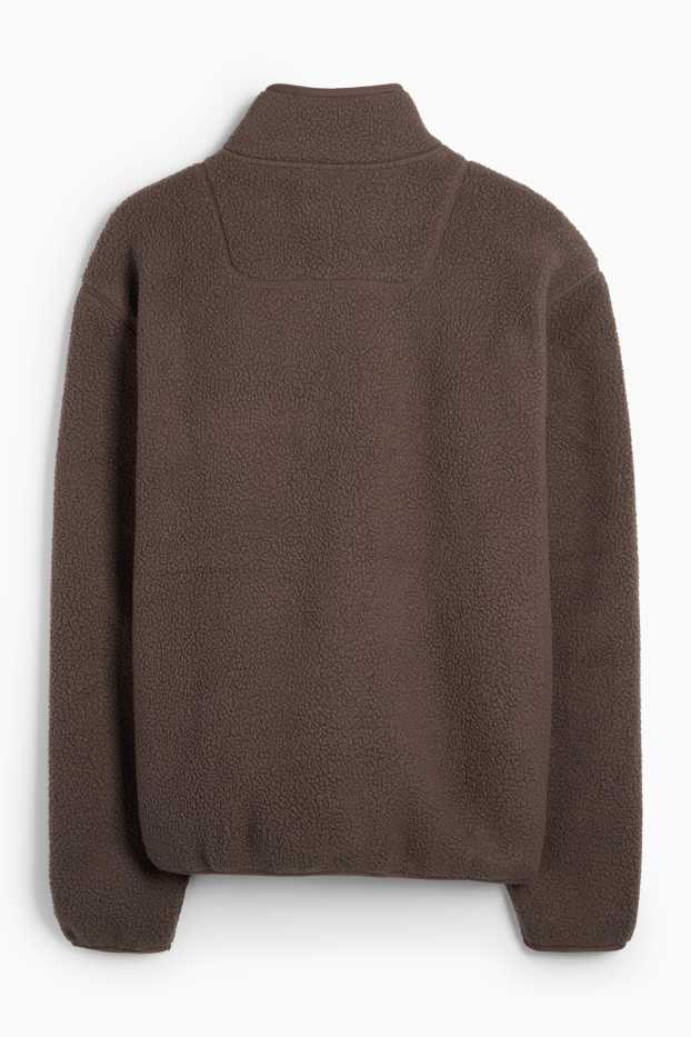 Herren - Fleecejacke - braun