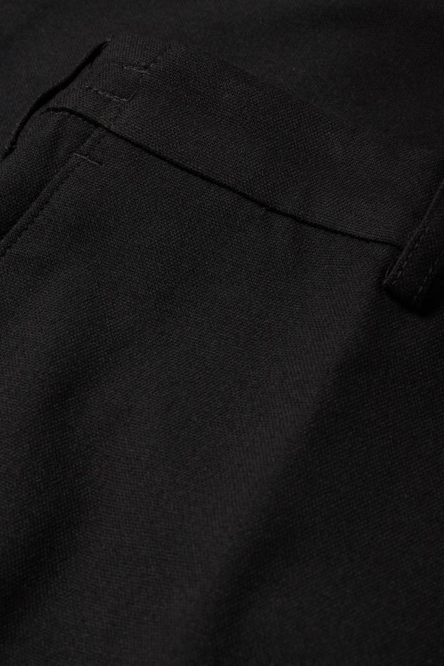 Hommes - Pantalon de costume - regular fit - Flex - noir