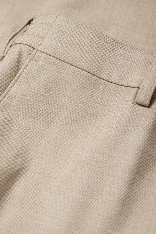 Hommes - Pantalon de costume - regular fit - Flex - beige