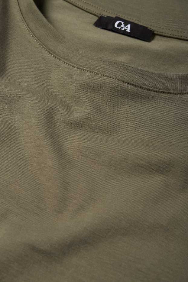 Donna - T-shirt - LYCRA® - kaki