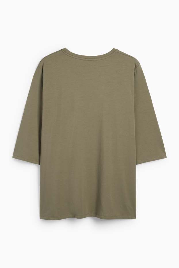 Donna - T-shirt - LYCRA® - kaki