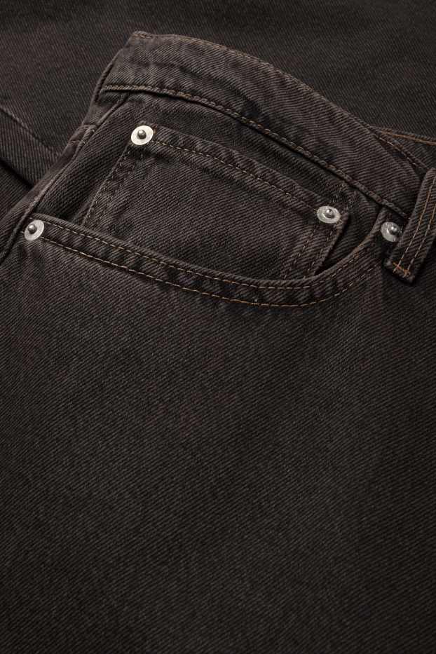 Pánské - Barrel jeans - džíny - hnědé