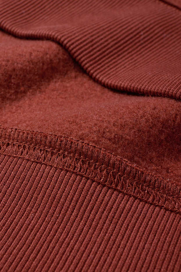 Hommes - Sweat - rouille
