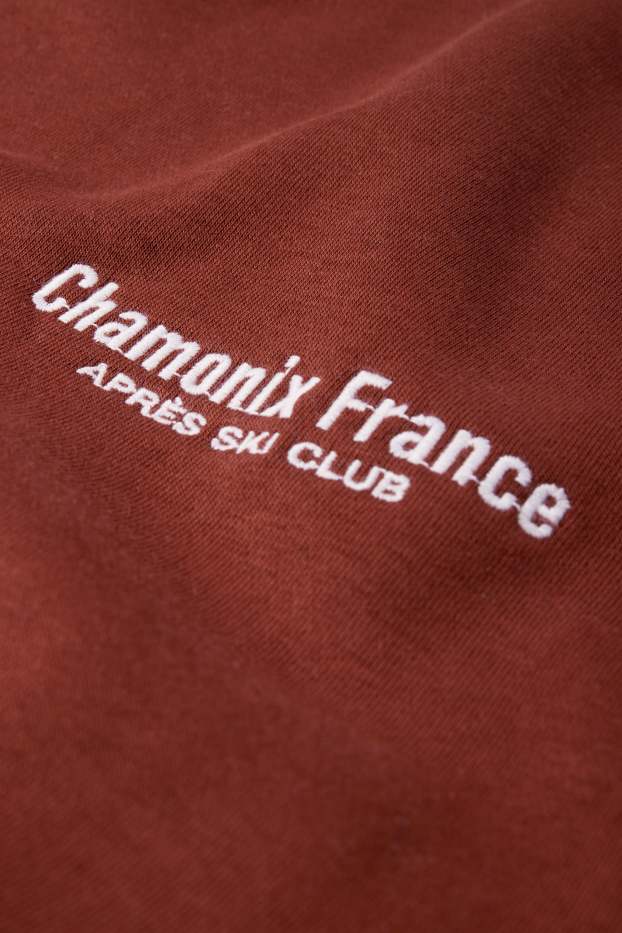 Hommes - Sweat - rouille