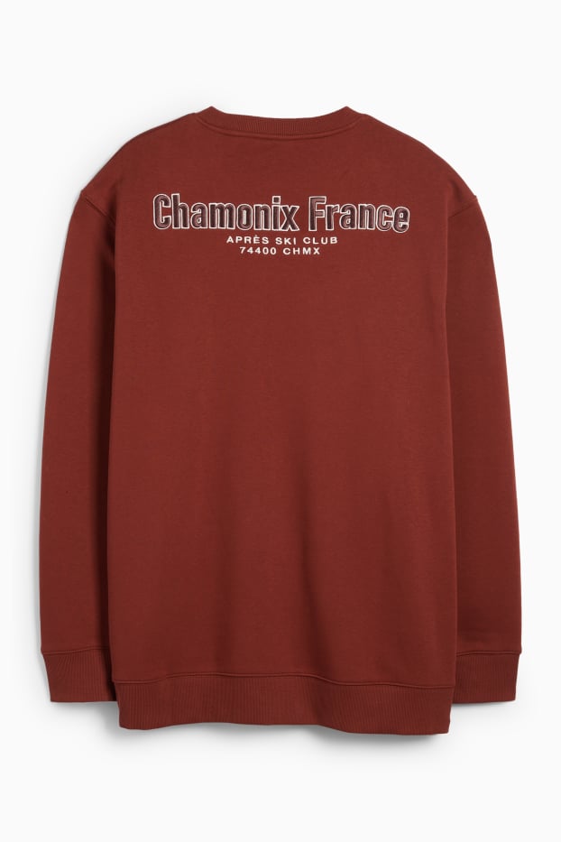 Hommes - Sweat - rouille