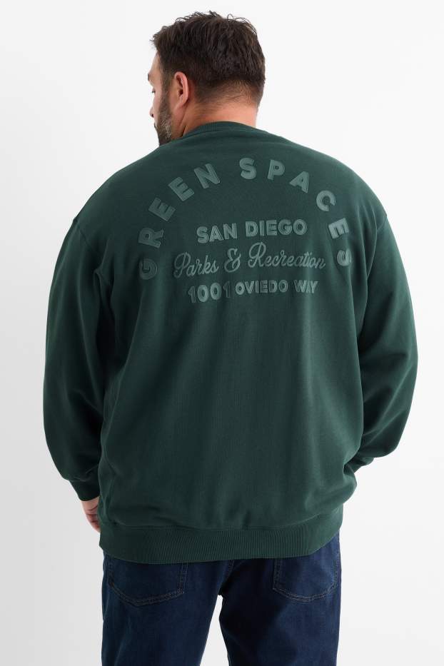 Herren - Sweatshirt - dunkelgrün