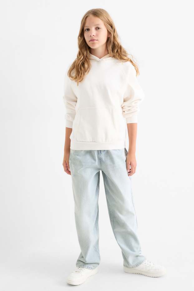 Children Girls - Balloon jeans - denim-light blue