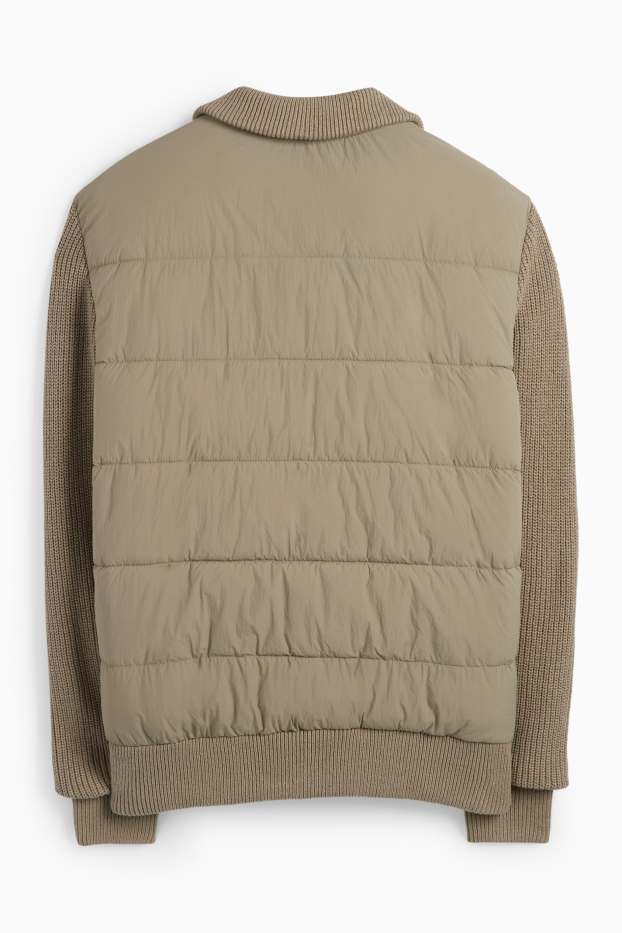 Hombre - Chaqueta acolchada - beis
