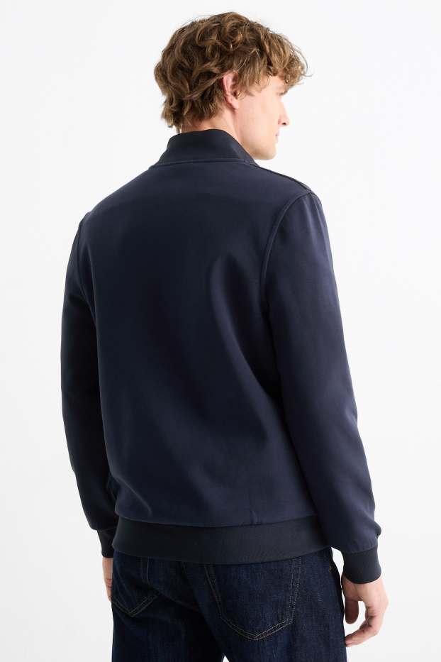 Men - Zip-through sweatshirt - dark blue