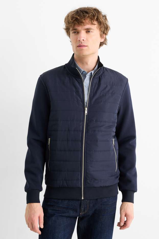 Men - Zip-through sweatshirt - dark blue