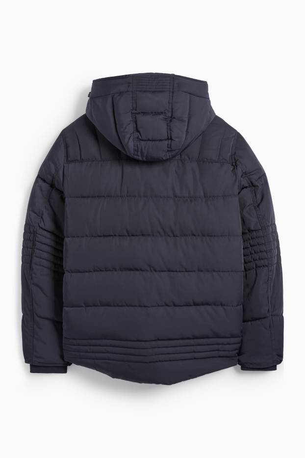 Hombre - Chaqueta acolchada con capucha - azul oscuro