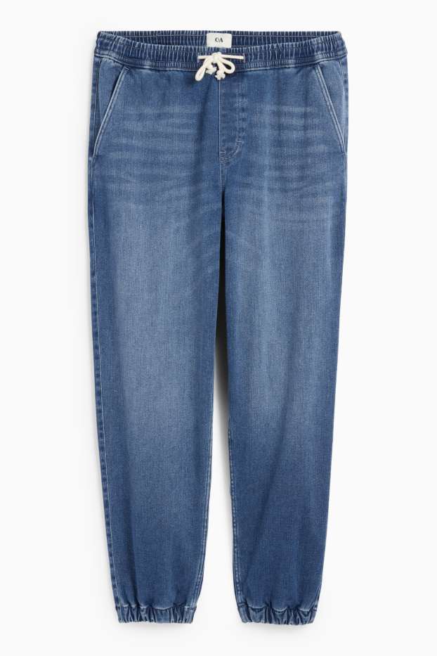 Uomo - Jogger in denim - jeans blu