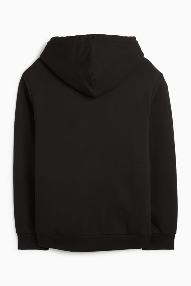 Men - Zip-through hoodie - black