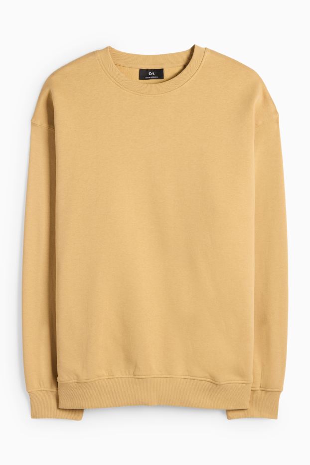 Herren - Sweatshirt - senfgelb