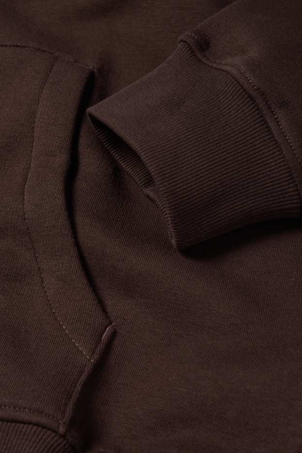 Herren - Hoodie - dunkelbraun