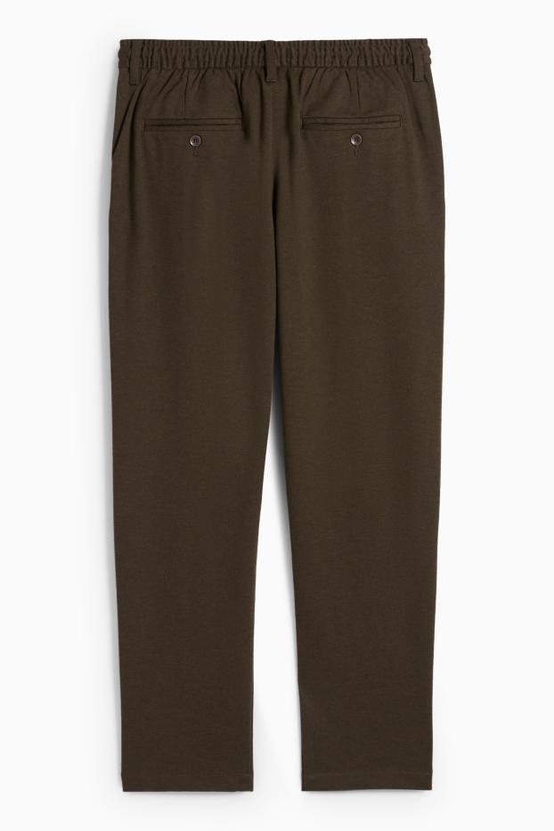 Herren - Chino - Tapered Fit - dunkelgrün