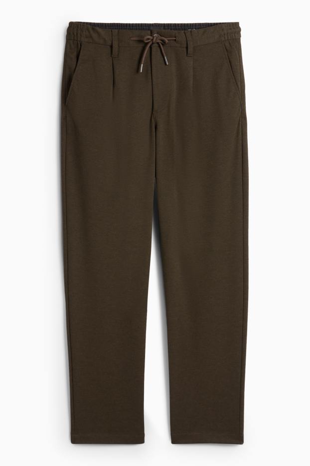 Herren - Chino - Tapered Fit - dunkelgrün