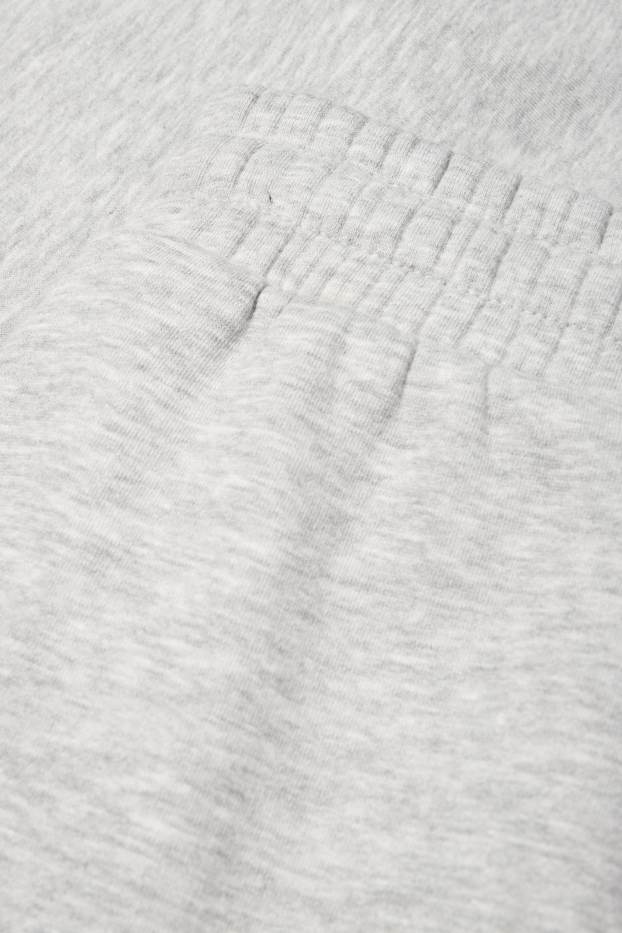 Hommes - Bas de jogging - gris clair chiné