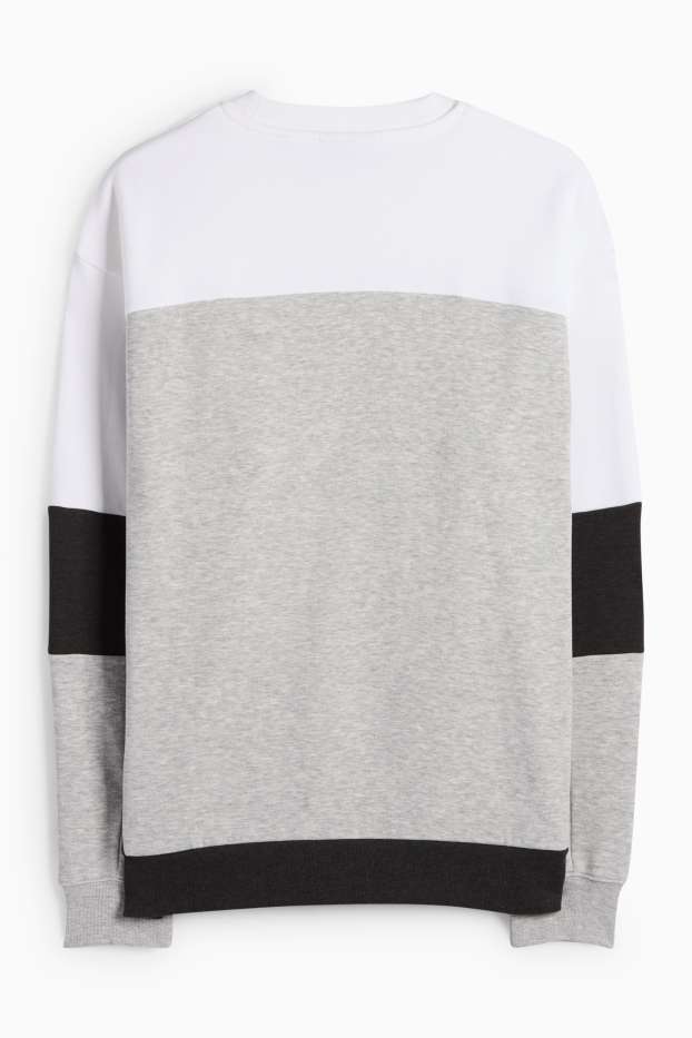 Herren - Sweatshirt - weiß / grau