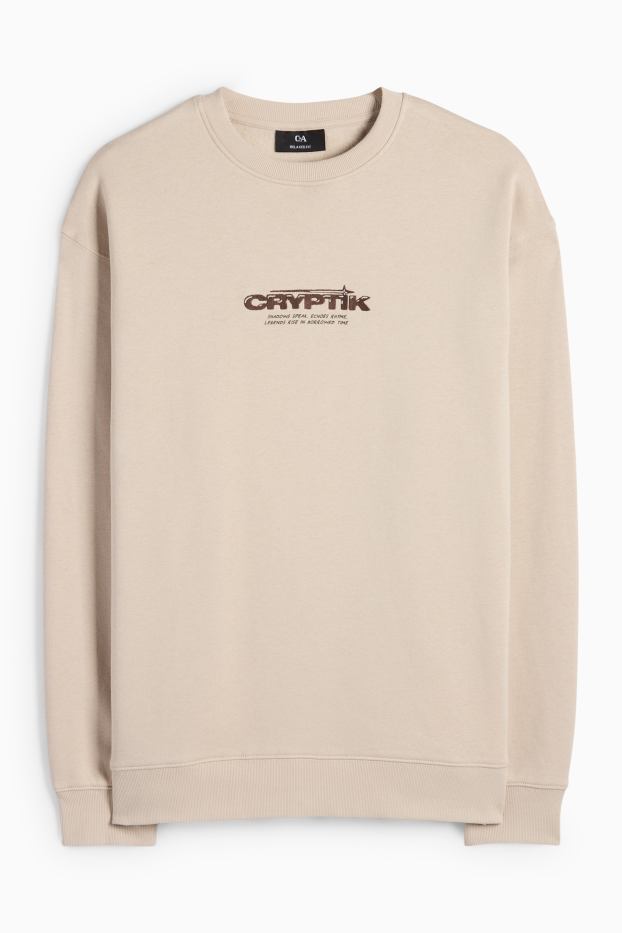 Herren - Sweatshirt - hellbeige