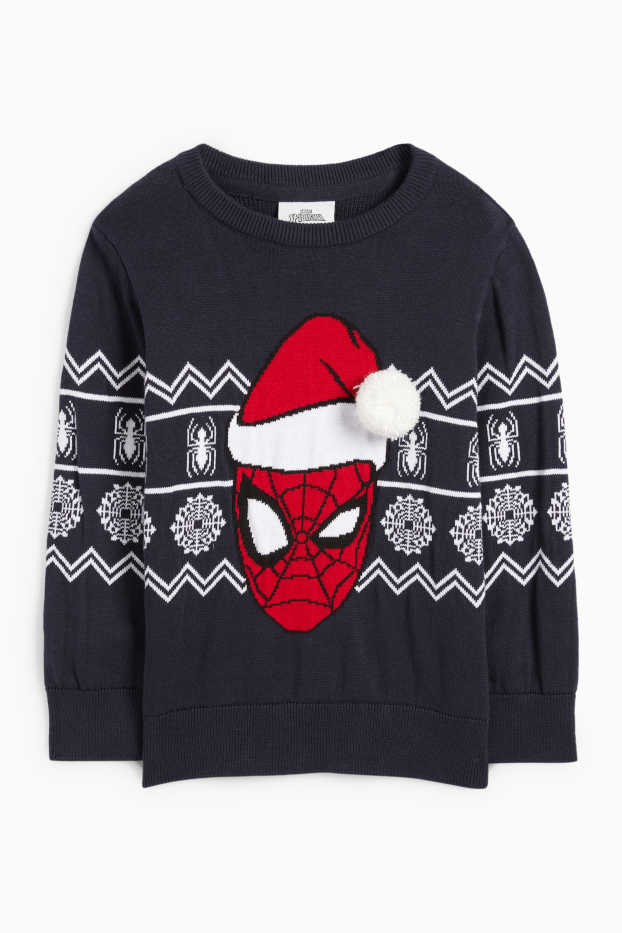 Nen - Spiderman - jersei nadalenc - blau fosc