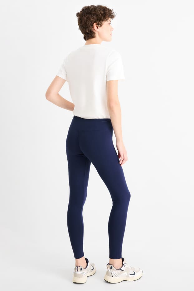 Women - Thermal leggings - dark blue
