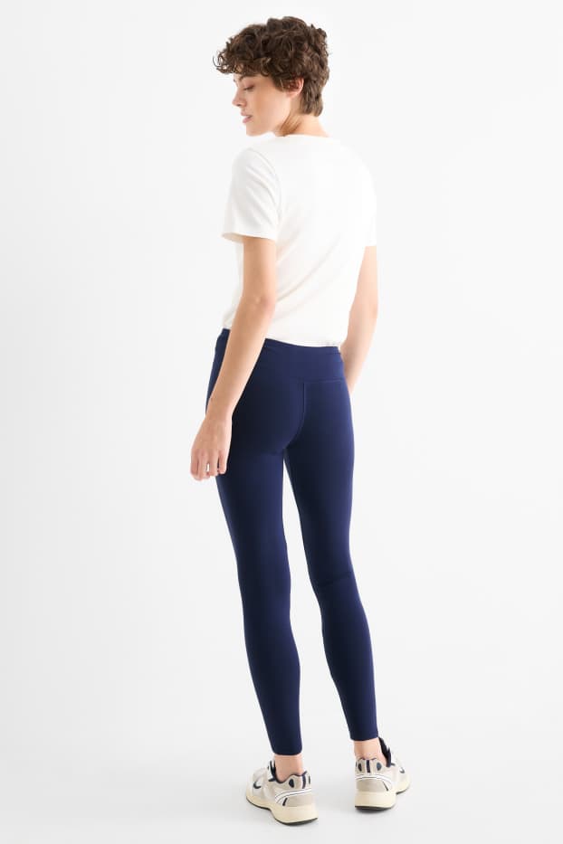 Women - Thermal leggings - dark blue