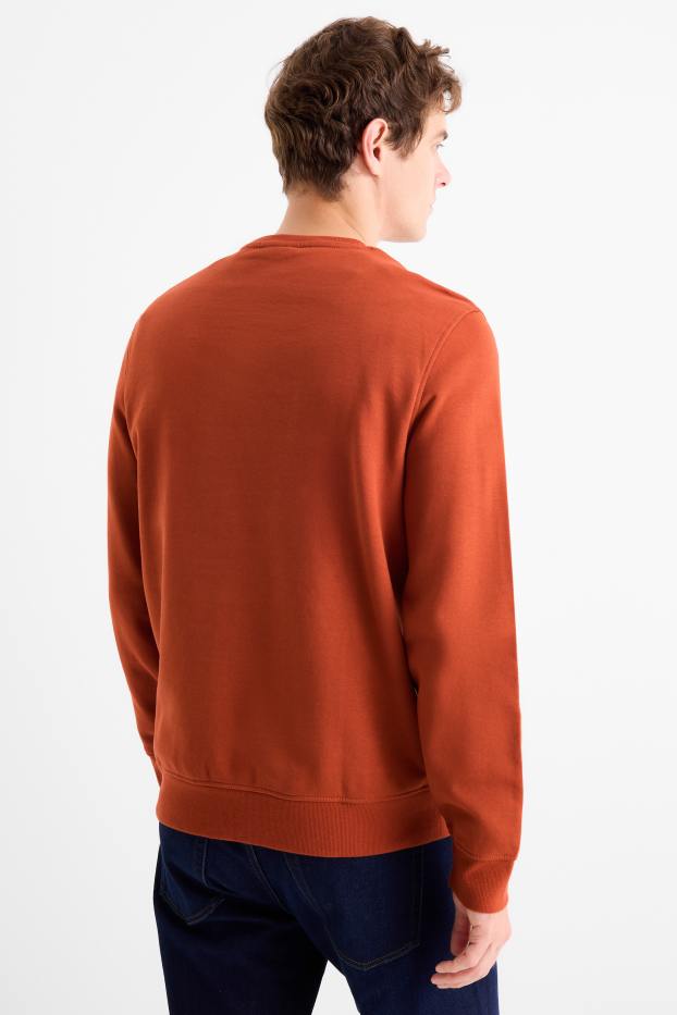 Hommes - Sweat - orange foncé