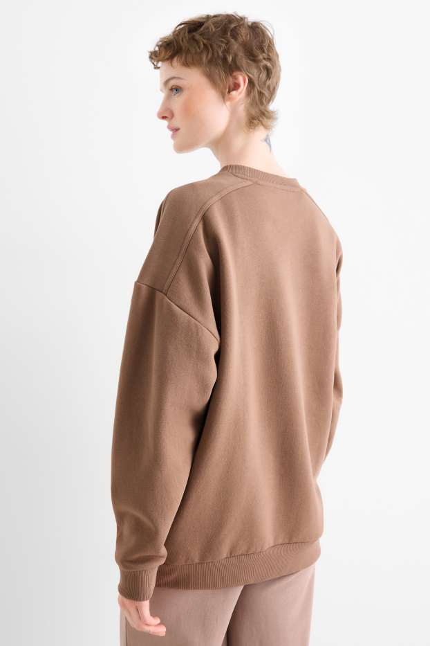 Dames - Sweatshirt - lichtbruin