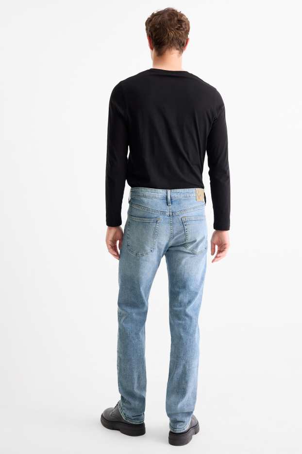 Hommes - Straight jean - LYCRA® - jean bleu clair