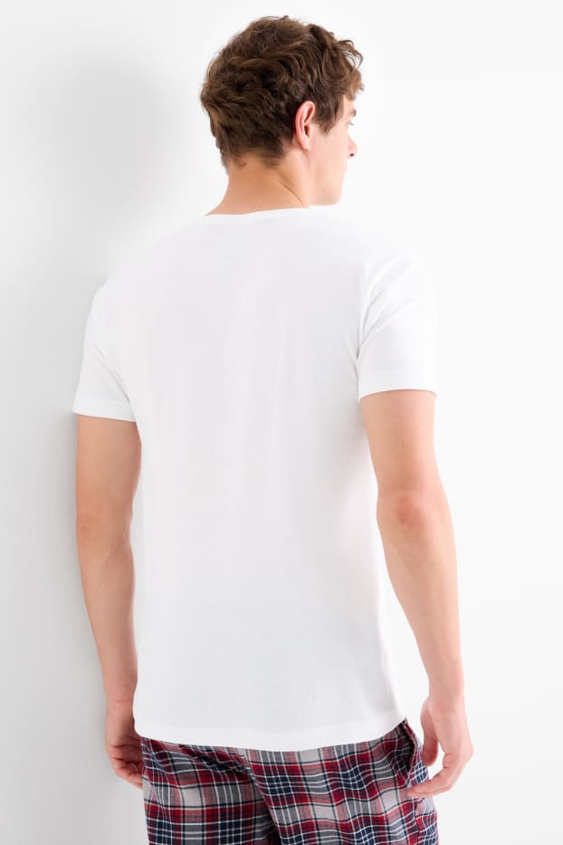 Herren - Multipack 3er - Unterhemd - weiß