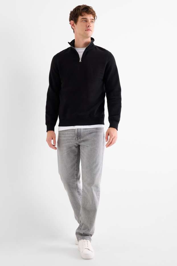 Pánské - Regular jeans - džíny - světle šedé