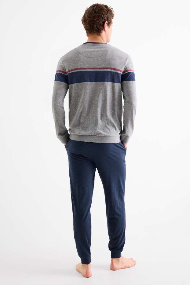 Hommes - Pyjama - gris
