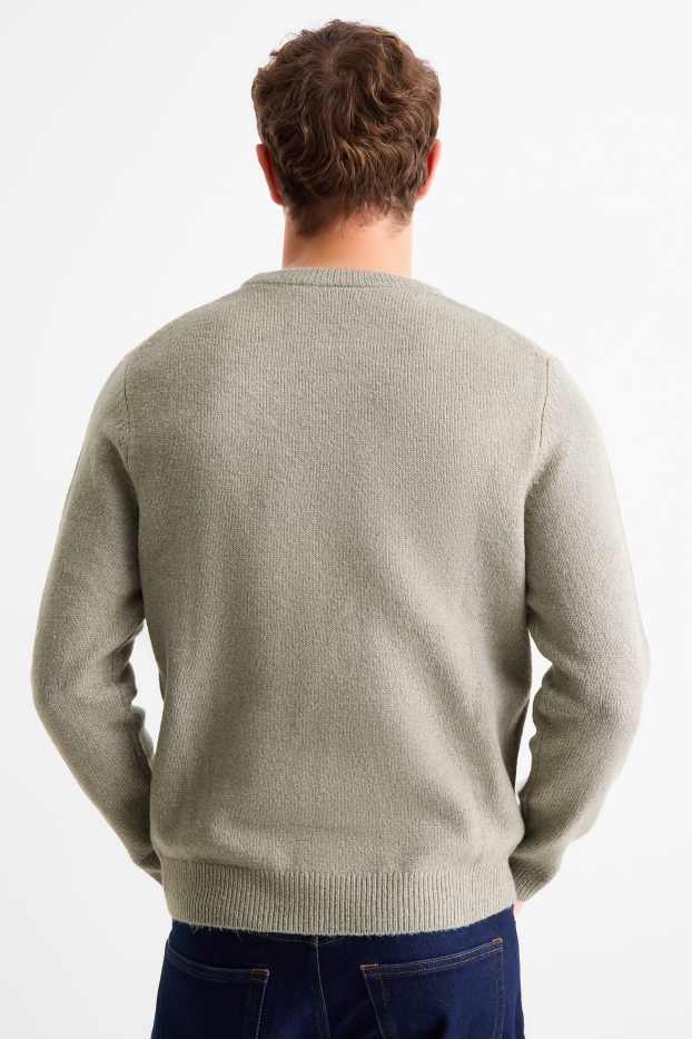 Uomo - Maglione - verde chiaro