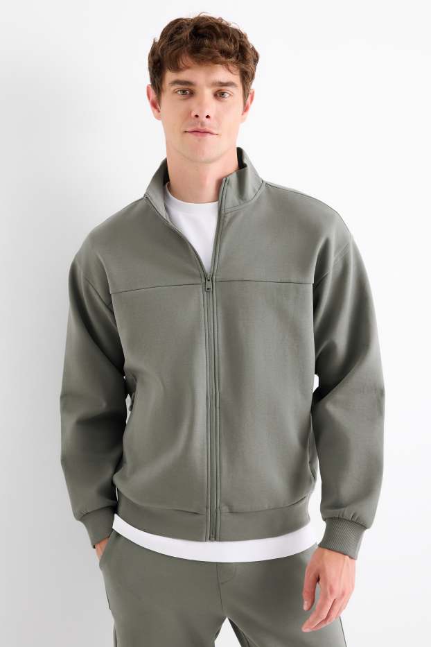 Hommes - Veste en molleton - vert