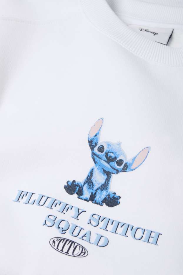 Mujer - Sudadera - Lilo & Stitch - blanco