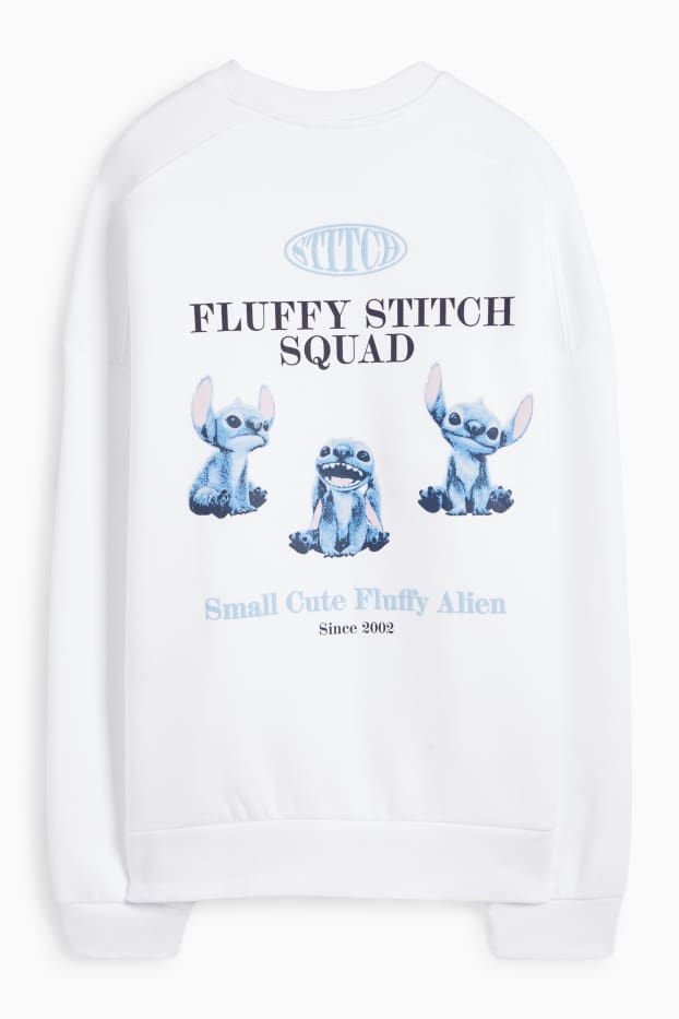 Mujer - Sudadera - Lilo & Stitch - blanco