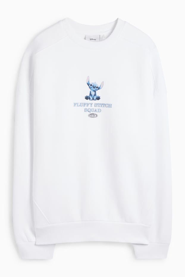 Mujer - Sudadera - Lilo & Stitch - blanco