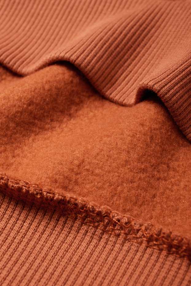Damen - Sweatshirt - geblümt - terracotta