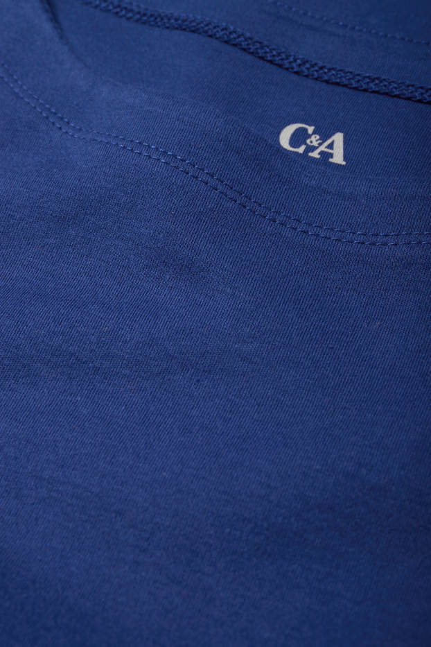 Donna - Maglia a maniche lunghe - regular fit - blu scuro