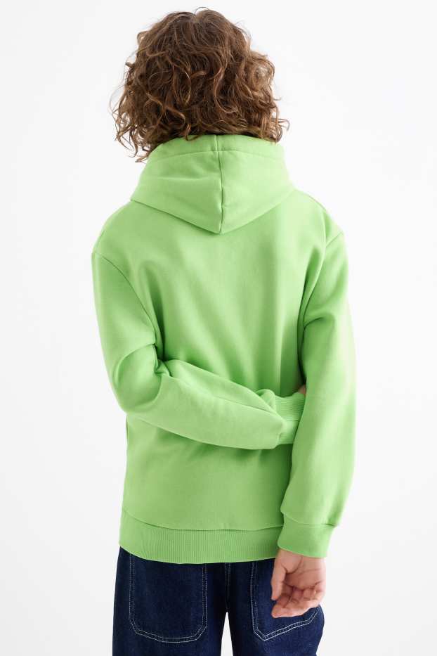 Kinder Buben - Minecraft - Hoodie - hellgrün