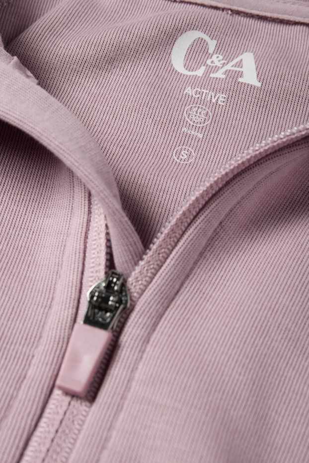 Damen - Funktions-Jacke mit Kapuze - hellviolett