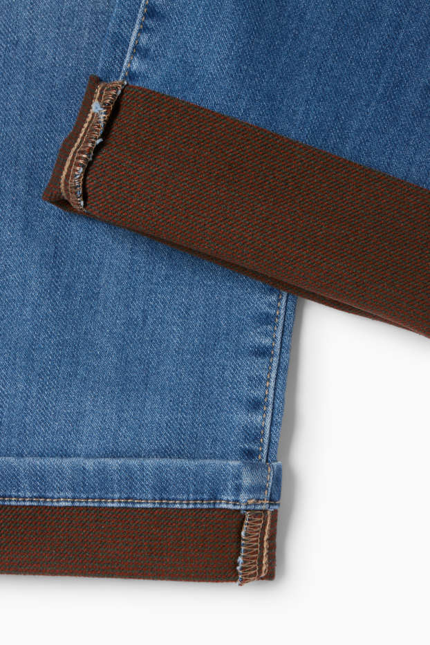 Kinderen: jongens - Relaxed jeans - thermojeans - jeansblauw