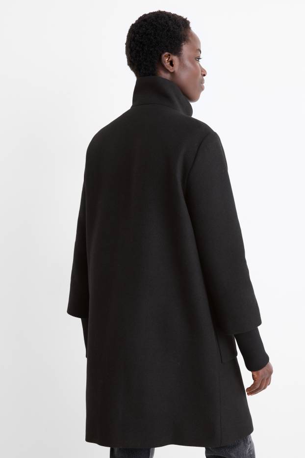 Damen - Mantel - schwarz