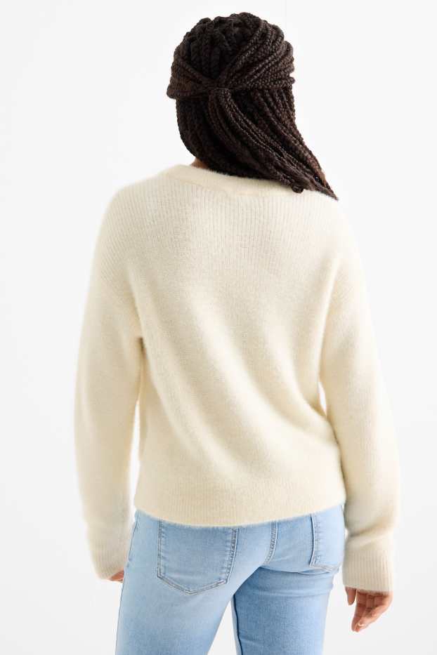 Bambine - Maglione - bianco crema
