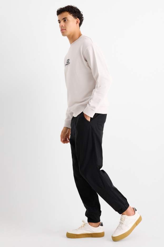Hombre - Pantalón - loose fit - negro