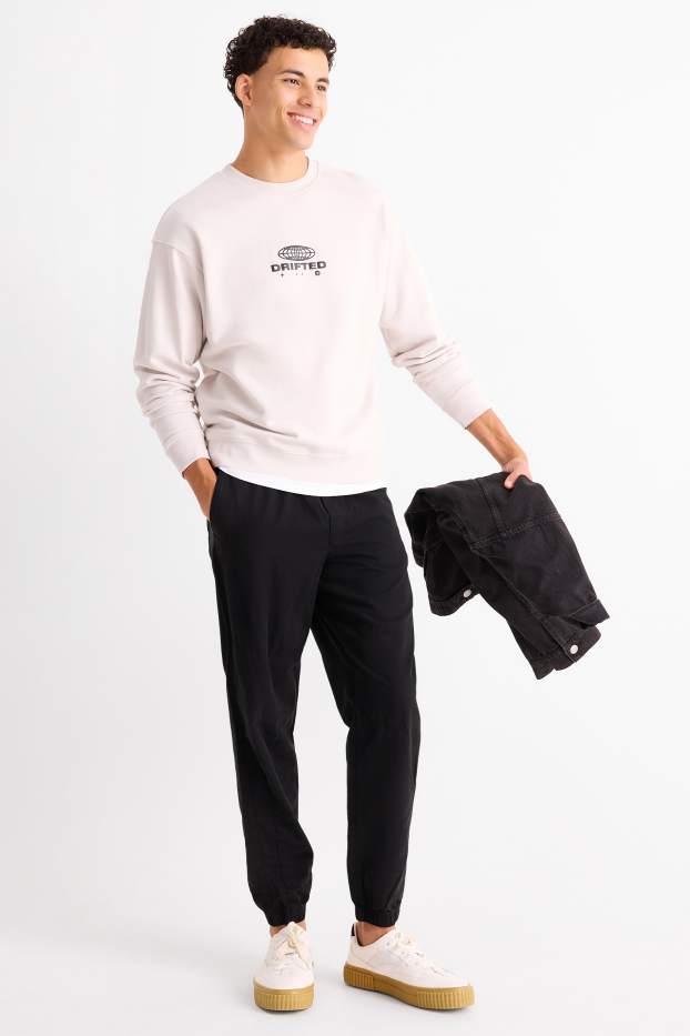 Hombre - Pantalón - loose fit - negro